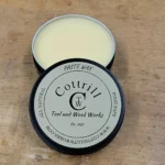 A picture showing a can of the Cottrill Tool ad Wood Works Paste Wax