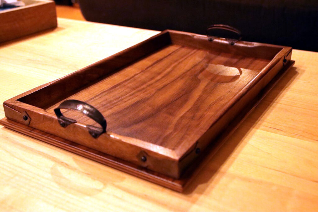 Picture of a Walnut Tray made by Eric Meyer Maker