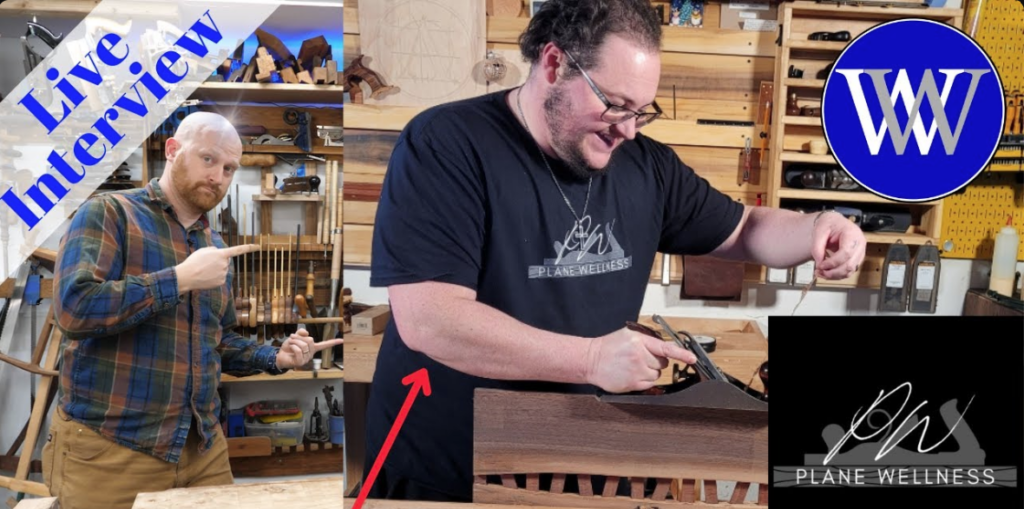 Image of James Wright from Wood by Wright and Jamie Harpster from Plane Wellness