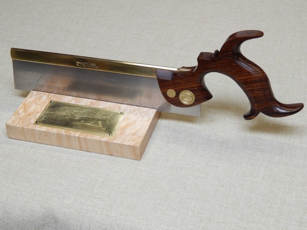Picture of the Loon Lake Special Edition Saw made for Plane Wellness Donated by Just Plane Fun