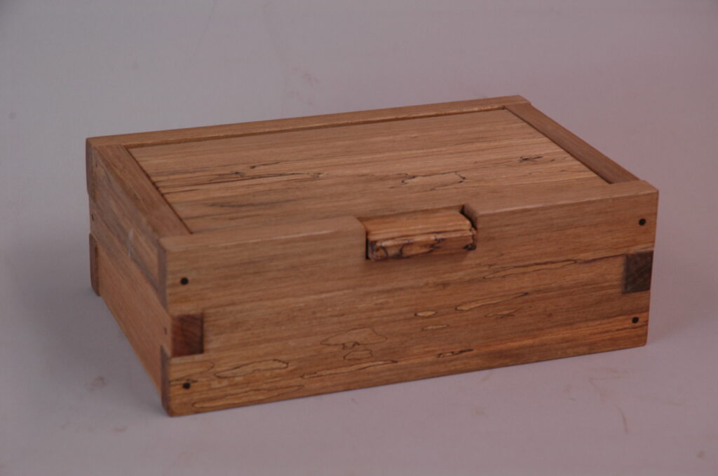 Pencil box hinged made by Gary Rogowski