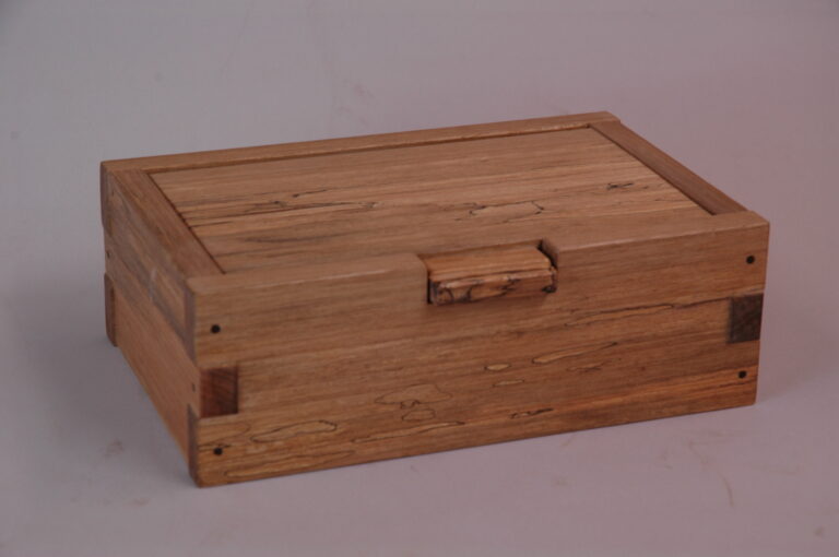 Pencil box hinged made by Gary Rogowski